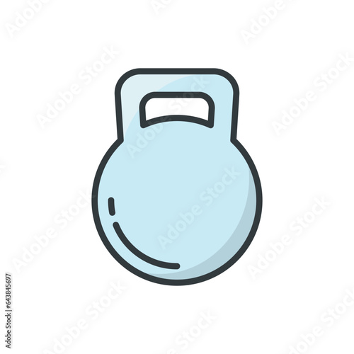 Kettle Bell icon vector design templates simple and modern