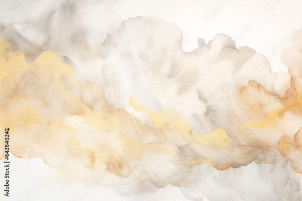 Pale gold and silver alcohol ink watercolor fluid painting background. Pale gold and silver alcohol ink watercolor fluid painting background.