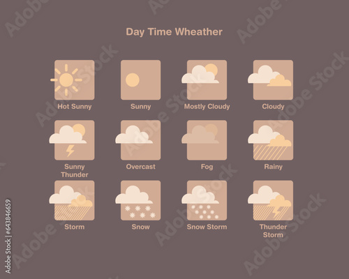 Mobile UI icons design in vector format