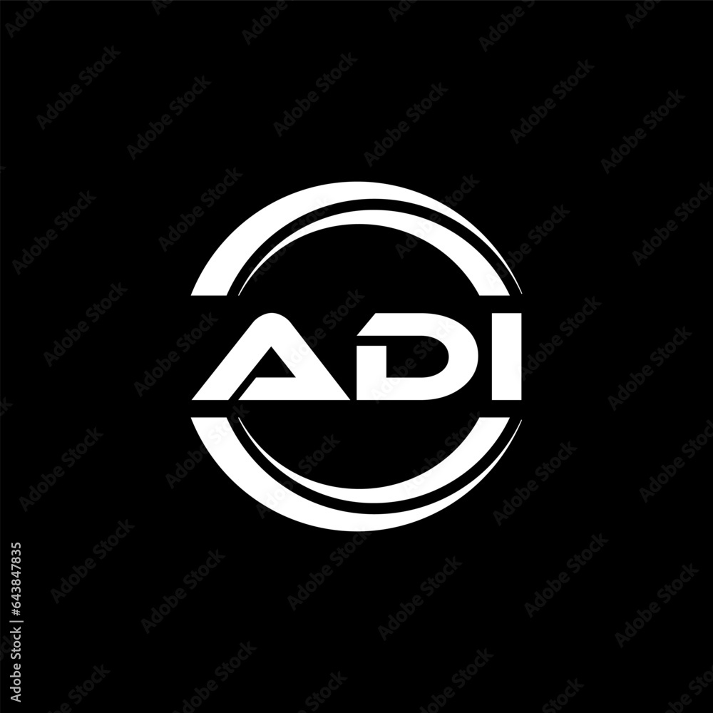 ADI letter logo design with black background in illustrator, vector logo modern alphabet font overlap style. calligraphy designs for logo, Poster, Invitation, etc. ADI letter logo design with black background in illustrator, vector logo modern alphabet font overlap style. calligraphy designs for logo, Poster, Invitation, etc.