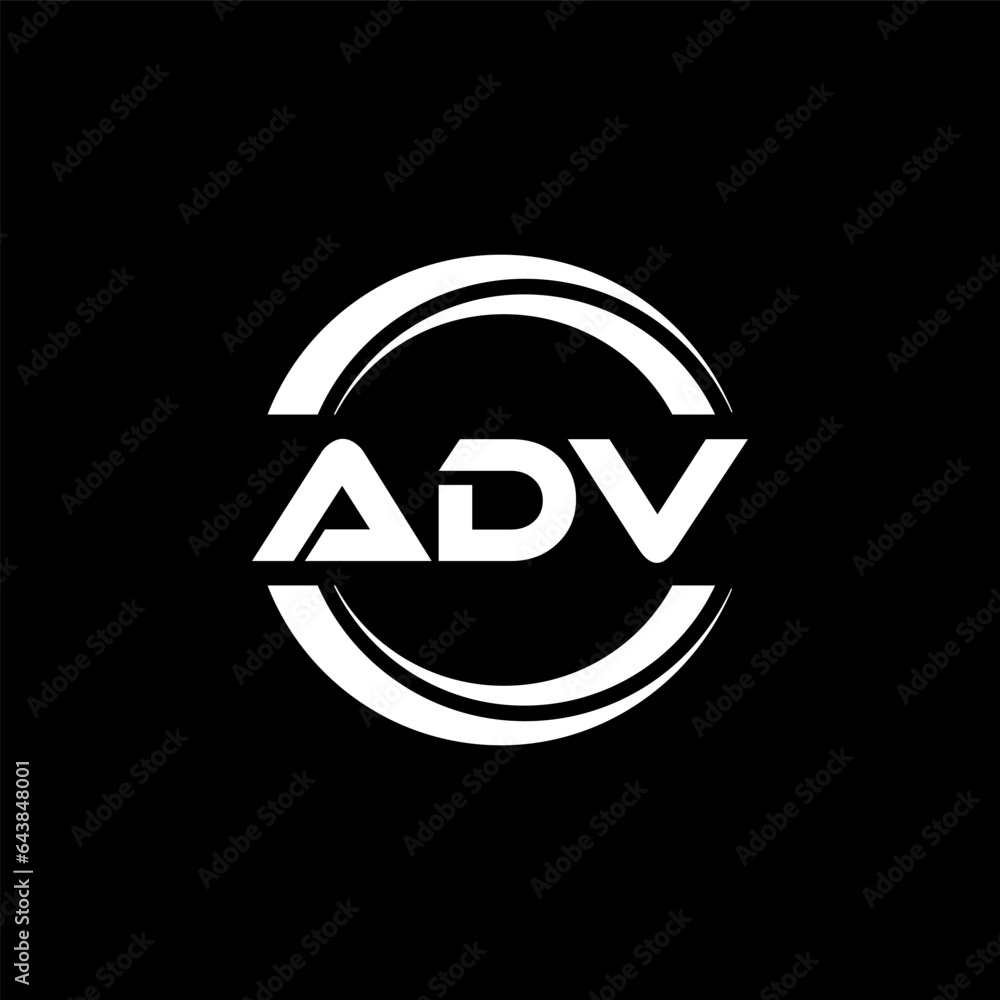ADV letter logo design with black background in illustrator, vector logo modern alphabet font overlap style. calligraphy designs for logo, Poster, Invitation, etc. ADV letter logo design with black background in illustrator, vector logo modern alphabet font overlap style. calligraphy designs for logo, Poster, Invitation, etc.