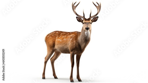 deer isolated on white © animal lovers