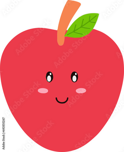 red apple cartoon