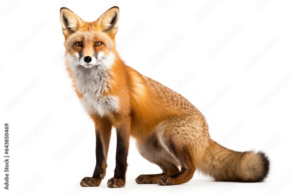 Fototapeta premium red fox vulpes 4 years old