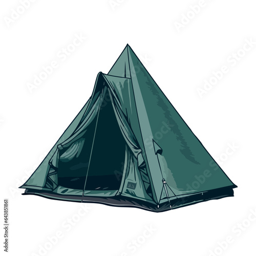 camping and exploring tent