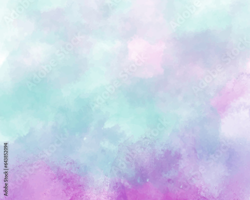 Abstract splashed watercolor background. Design for your cover, date, postcard, banner, logo. © REZI
