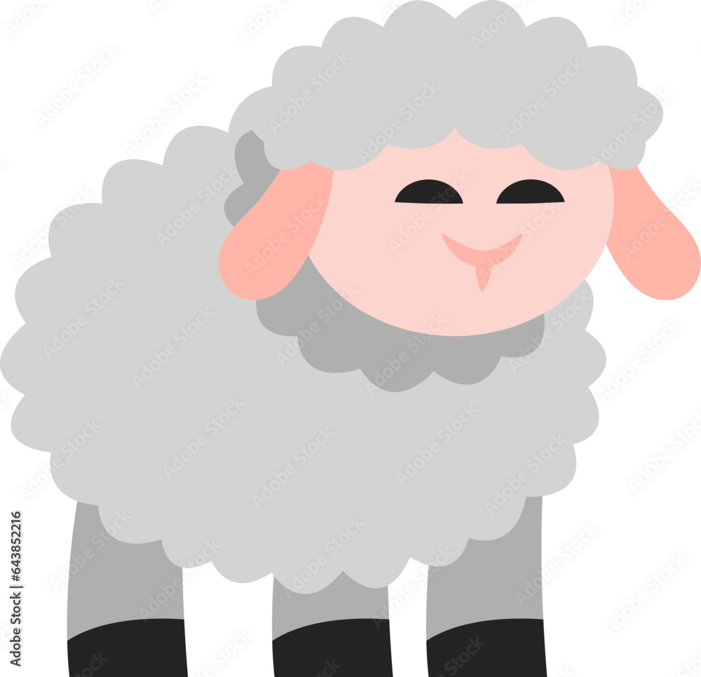 Simple Sheep Illustration Simple Sheep Illustration