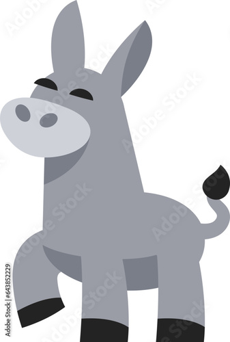 Simple Donkey Illustration