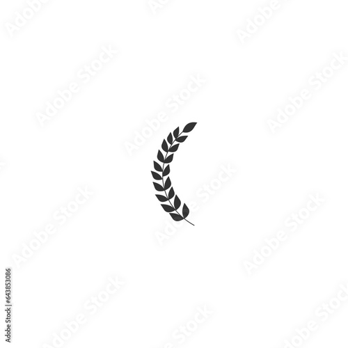 half laurel wreath award