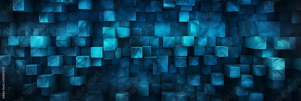Blue Creative Abstract Photorealistic Texture. Screen Wallpaper. Digiral Art. Abstract Bright Surface Background. Ai Generated Vibrant Texture Pattern.