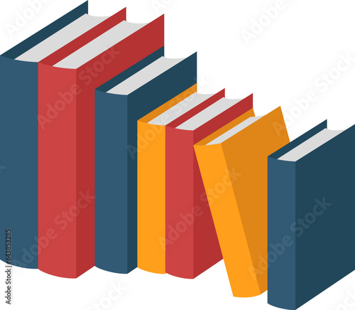 Simple Cute Book Illustration