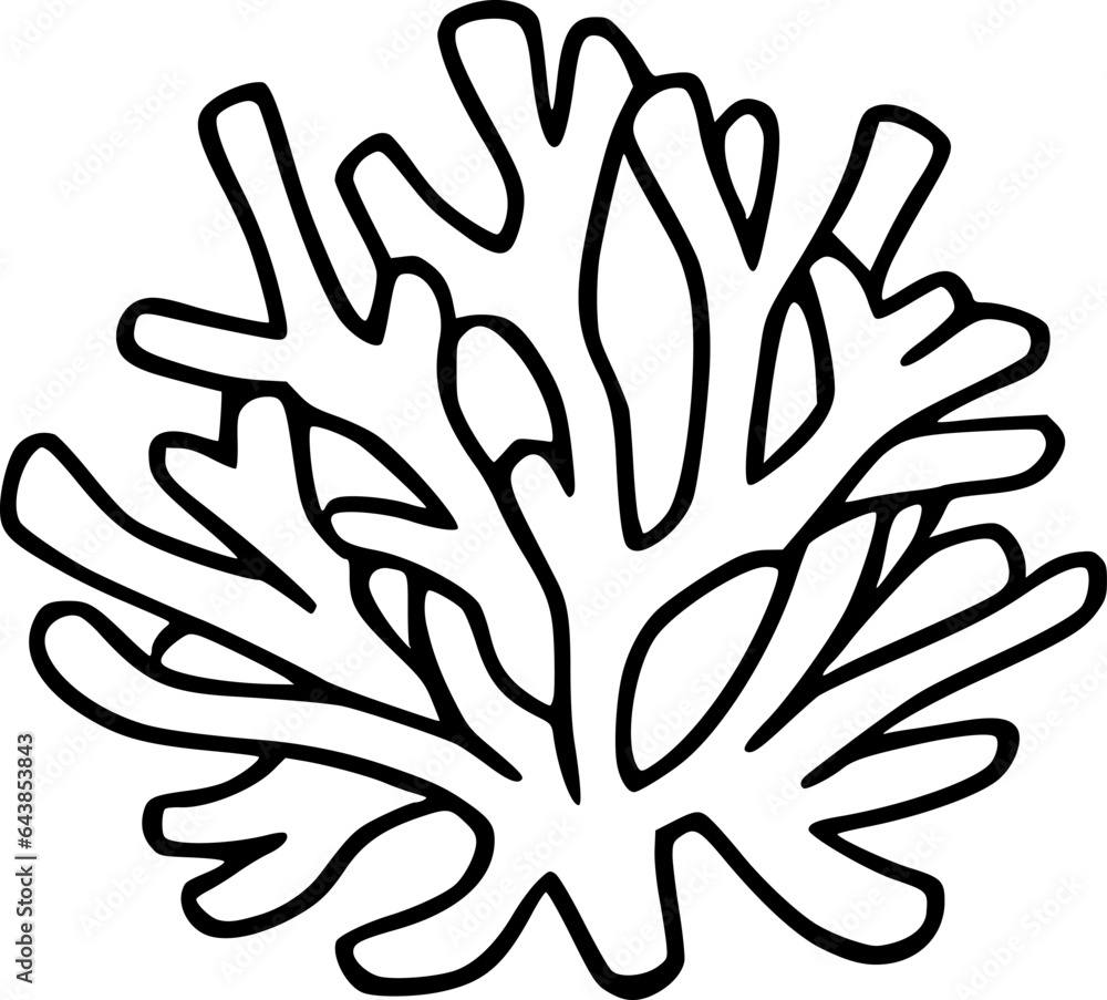 coral icon shape coral icon shape