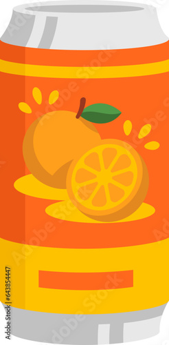 Adorable Orange Soda Can