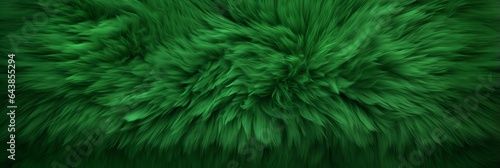 Green Fur Creative Abstract Photorealistic Texture. Screen Wallpaper. Digiral Art. Abstract Bright Surface Background. Ai Generated Vibrant Texture Pattern.