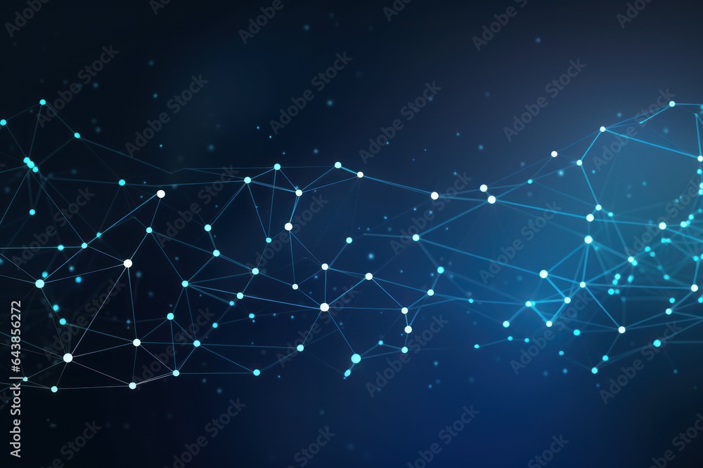 Fototapeta premium Intricate Web of Fiber Optic Cables Transmitting Data Signals