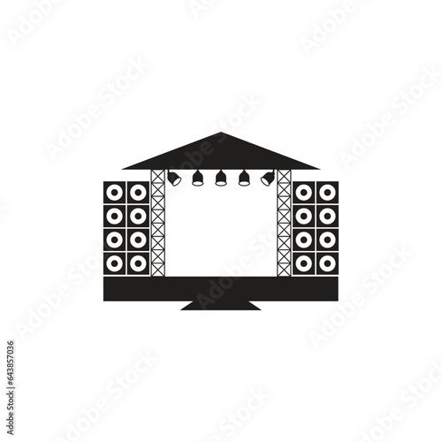 concert stage icon