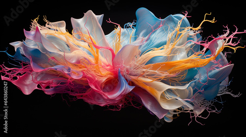 AI-Generated Conceptual Art of Human Brain Unleashing Creative and Intellectual Power