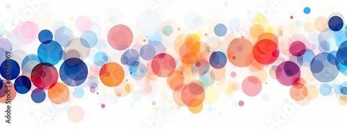 rainbow circles in different colors, in the style of contemporary candy-coated, abstraction