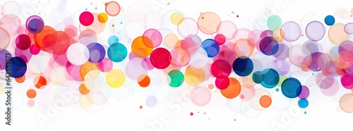 rainbow circles in different colors, in the style of contemporary candy-coated, abstraction