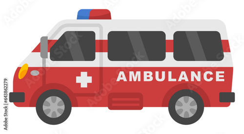 Simple Ambulance Sticker © Jeloart
