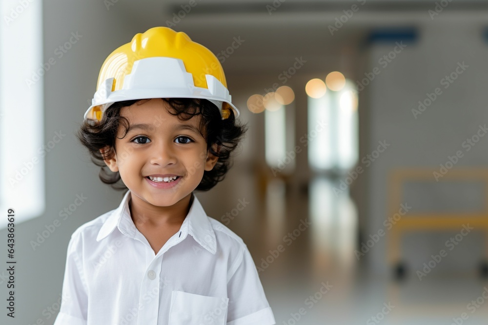 asian smiling boy with safety helmet asian smiling boy with safety helmet
