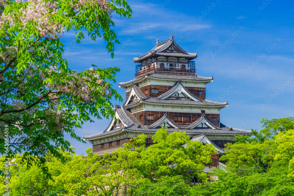 Hiroshima Castle, Japan,Hiroshima Prefecture,Hiroshima Hiroshima Castle, Japan,Hiroshima Prefecture,Hiroshima