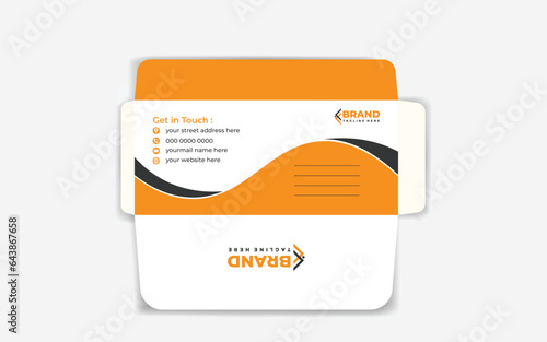 unique business envelope design template