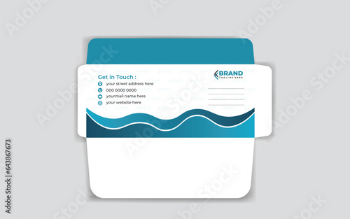 unique business envelope design template
