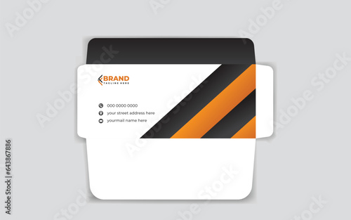 unique business envelope design template