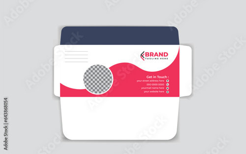 unique business envelope design template
