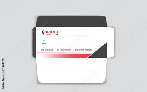unique business envelope design template