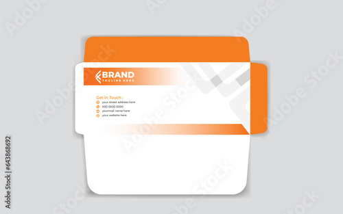 unique business envelope design template