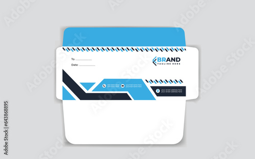 unique business envelope design template