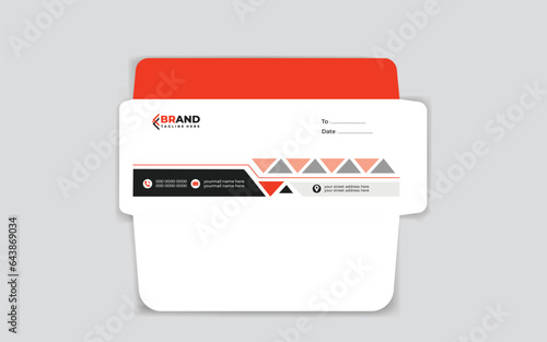 unique business envelope design template