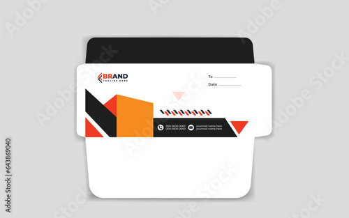 unique business envelope design template