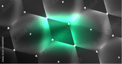 Neon hexagon background. Hi-tech design for wallpaper, banner, background, landing page, wall art, invitation, prints, posters