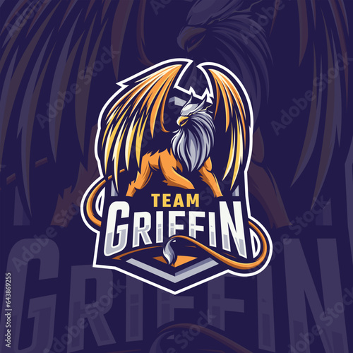 Griffin Mascot Logo Design