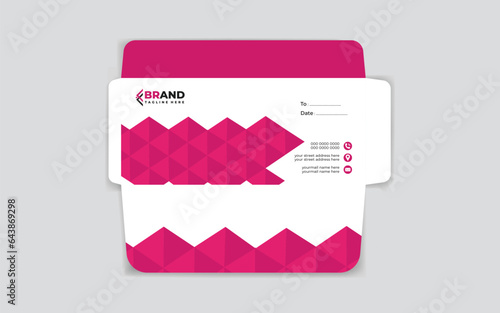 unique business envelope design template