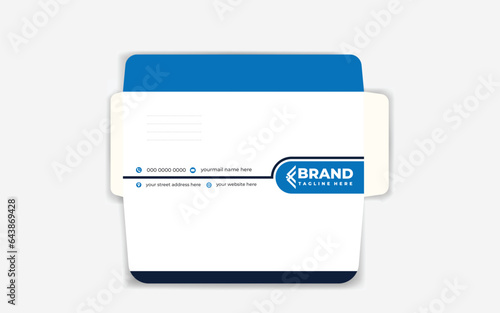 unique business envelope design template