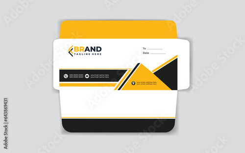 unique business envelope design template