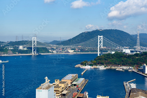 Townscape of Moji, Japan,Fukuoka Prefecture,Kitakyushu photo