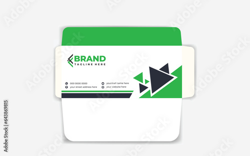 unique business envelope design template