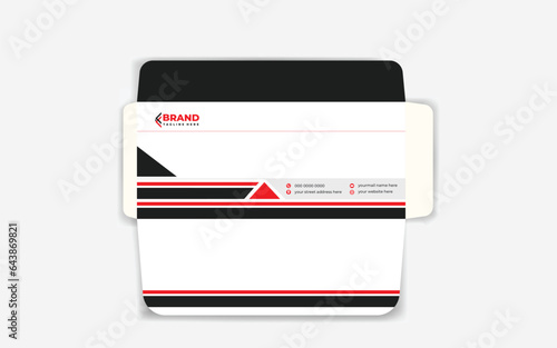 unique business envelope design template