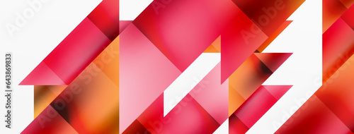 Captivating vector abstraction. Triangles interlock in mesmerizing dance, crafting dynamic geometric backdrop. Fusion of shapes and angles creates artful symphony of modern design