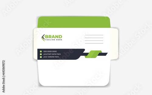 unique business envelope design template