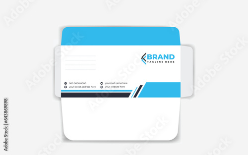 unique business envelope design template