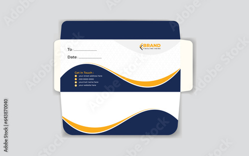 unique business envelope design template