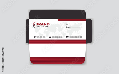 unique business envelope design template