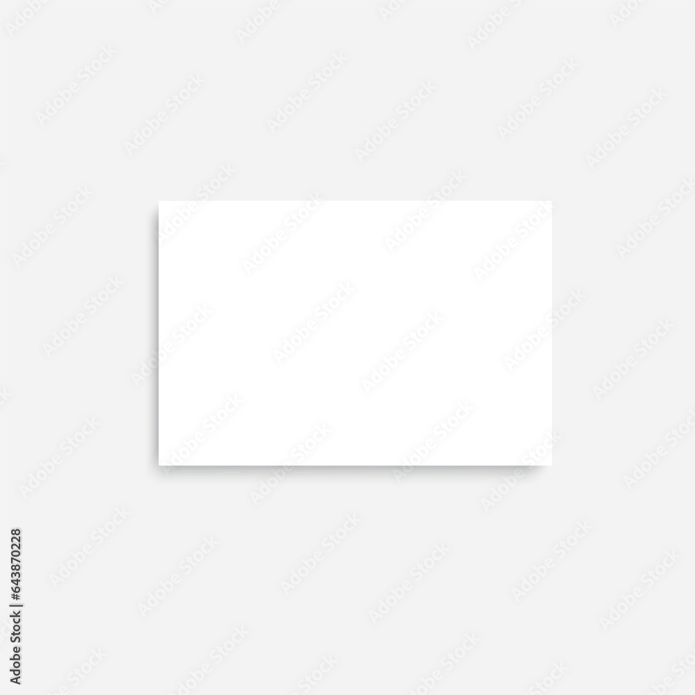 Realistic paper sheet isolated on white background. Vector Realistic paper sheet isolated on white background. Vector