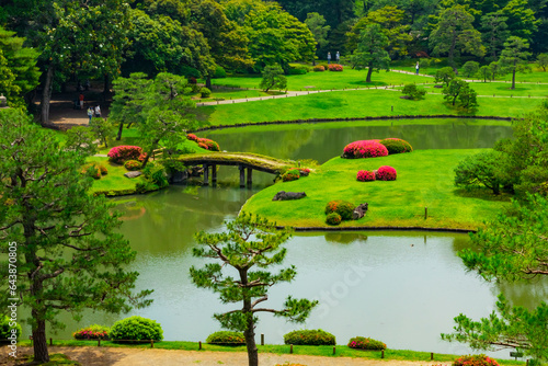 Rikugien in early summer, Japan,Tokyo,Bunkyo, Tokyo